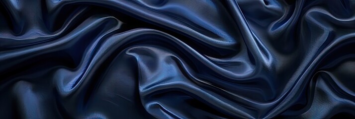 Elegant silk blue background. Background texture.