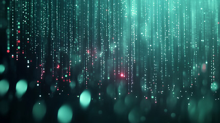Wall Mural - abstract digital data background. can be used in the description of network abilities, technological