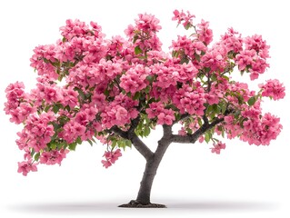 Poster - a tree with pink flowers

