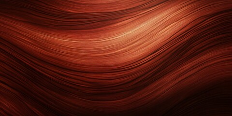 Poster - Abstract wavy red background with soft lighting.