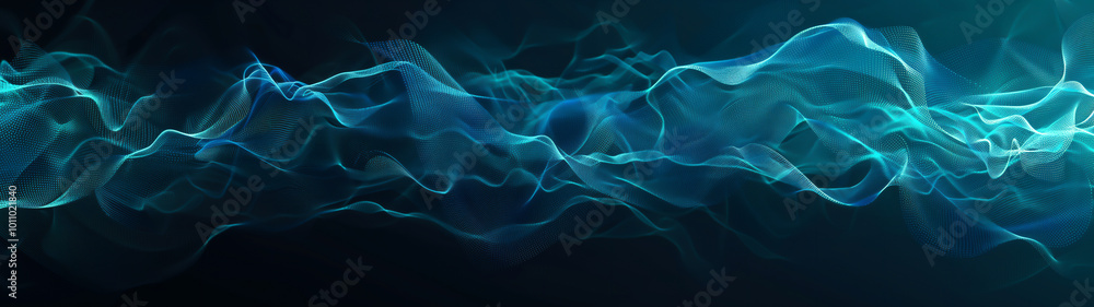 Audio soundwave scope signal as an abstract background depicting a ...