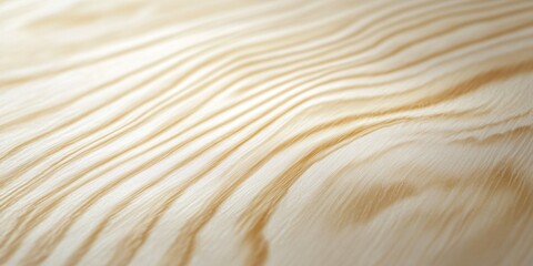 Wall Mural - Close-up shot of a light brown wood surface.