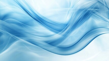 Wall Mural - serene light blue abstract background with soft gradient texture, perfect for minimalist designs, we