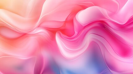 Wall Mural - abstract background featuring soft and liquid color waves blending harmoniously, ideal for invoking 