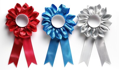 Winner Rosette Set with Ribbon