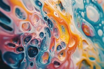 Poster - Colorful Liquid Painting