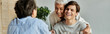 © Bliss - A loving LGBTQ family enjoys breakfast together, sharing smiles and laughter