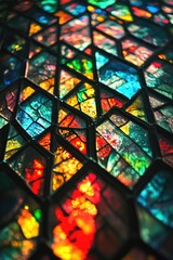 Wall Mural - Stained glass window detail