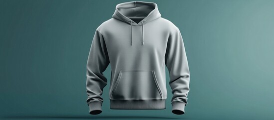 Canvas Print - Gray Hoodie Mockup