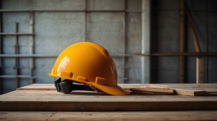 Yellow Safety Work Gear Helmet Construction HardHat