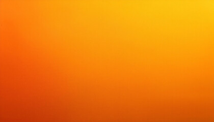 Wall Mural - A smooth gradient transitioning from yellow to orange, creating a warm, calming background.