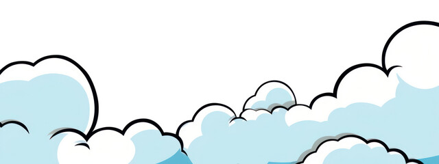 Canvas Print - png cloud border backgrounds outdoors graphics.