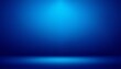 © MDMAJARUL - Blue empty room studio gradient used for background and display your product