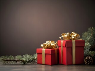 christmas gift box background