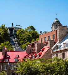 Canvas Print - Quebec City Historical Center, Canada