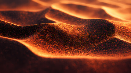 Wall Mural - Chocolate color sands of the desert. Background and Texture.