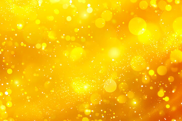 Bokeh Background in Gold Holiday Tones, New Year Background and design template