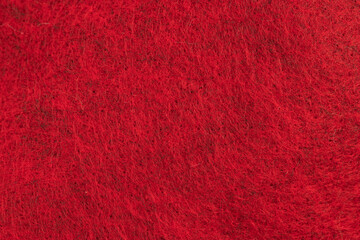 woolen red felt fabric, drape, texture