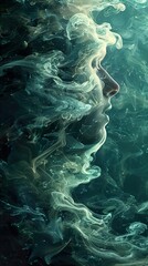 Poster - Abstract Smoke Art: Dreamy and Surreal Digital Painting