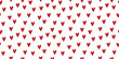 © Ryzhylik - Seamless Red heart pattern and background vector illustration. Flat Cartoon Romantic Template for Textile, Fabric, Valentine day decoration, Gift Wrapping Paper. February season Love Graphic Art.