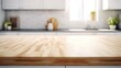© cusniatul - Wooden Countertop in a Modern Kitchen