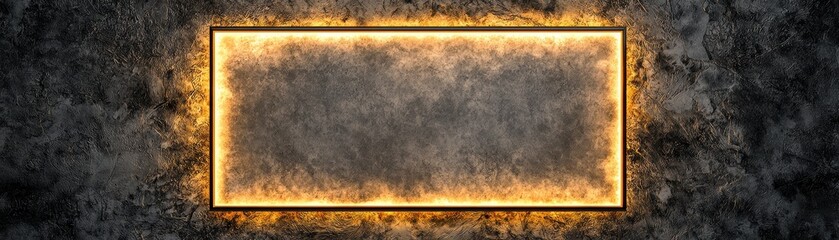 Aufkleber - Framed glowing texture on dark background