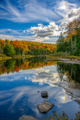 Wall Mural - Autumn in the Adirondacks in NY State.