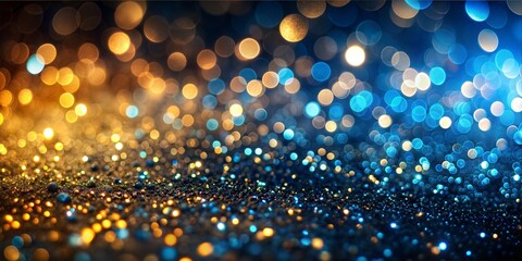 Canvas Print - abstract texture with light bokeh and glitter background illustration