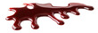 © Michael - Smooth, glossy red liquid jam splash  isolated over transparent background, PNG, cutout