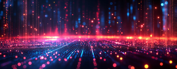 Digital backdround ideal for technological operations, 
neural networks, AI, data transmission and encryption, digital archives, audio and visual representations, scientific research, Ai