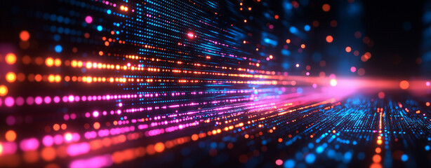 Digital backdround ideal for technological operations, 
neural networks, AI, data transmission and encryption, digital archives, audio and visual representations, scientific research, Ai