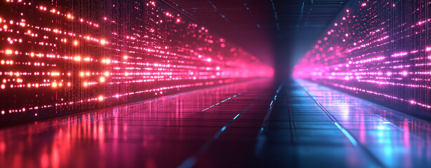 Digital backdround ideal for technological operations, 
neural networks, AI, data transmission and encryption, digital archives, audio and visual representations, scientific research, Ai