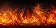 © VisualVault - Fiery orange and yellow flames dance and flicker against a dark background, creating a dynamic and captivating display of heat and energy.