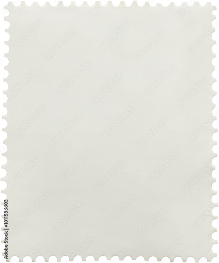 Blank postage stamp isolated on white background Stock Photo | Adobe Stock