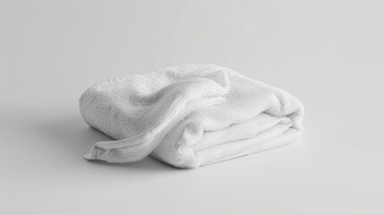 white towel