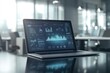 © Goat_Team - Modern Laptop Displaying Cloud Computing Interface