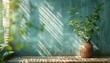 © Nawarit - Ecofriendly home decor with sustainable materials, modern and inviting, Urban, Soft greens, Photograph, Green living