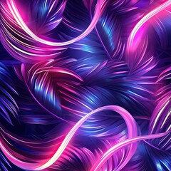 Wall Mural - Vibrant abstract design featuring flowing shapes and colorful swirls. A stunning visual representation of energy and movement.