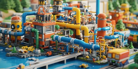 Aufkleber - Game Development Pipeline: Create a visual representation of the game development pipeline, illustrating stages such as concept art, level design, coding, and testing.