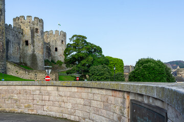 Sticker - Conwy stone bridge and medieval Castle