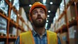 © Kevin - Shocked Engineer In Automated Logistics Warehouse, Generative AI