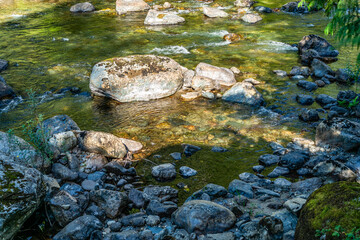 Wall Mural - River Rocks Details