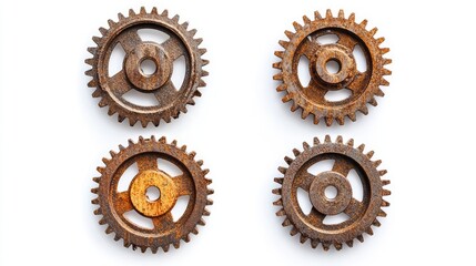 Rusted Gears - AI Generated