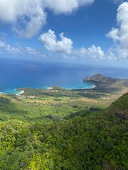 view of the sea from the top