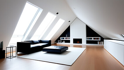 Sticker - attic living room