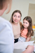 © Svitlana - Mother and daughter listening to doctor during consultation