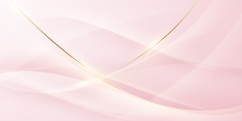 Abstract background design, modern pink and gold geometric element design.