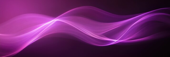 Wall Mural - Purple Abstract Wave Design with Elegant futuristic Business Concept