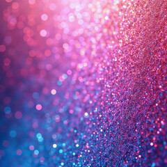 Wall Mural - vibrant pink, purple, and blue glitter background with a blurred, sparkling effect