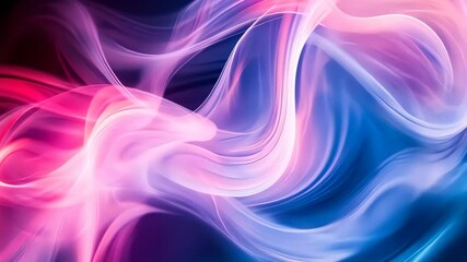 Poster - Colorful abstract waves flowing with dynamic motion, vibrant energy concept
